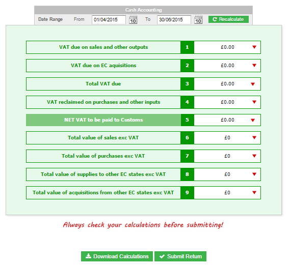 How Much Vat Return In Uk